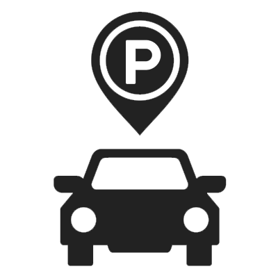 Free public parking is possible at a location nearby (reservation is not needed)